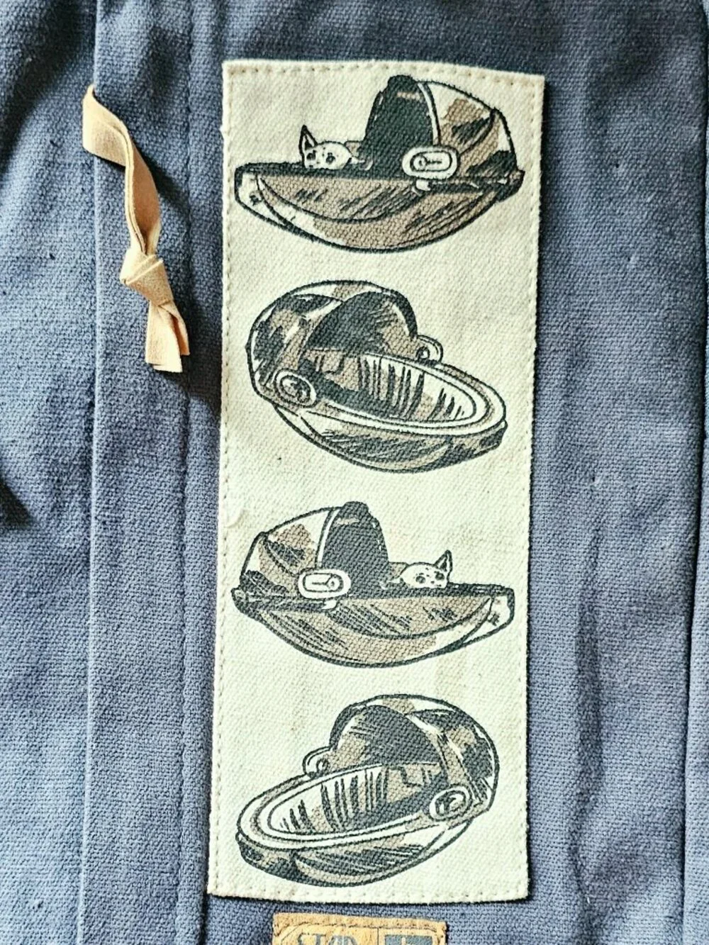 Disney Star Wars Sling Crossbody Bag The Mandalorian Baby Yoda Grogu Denim